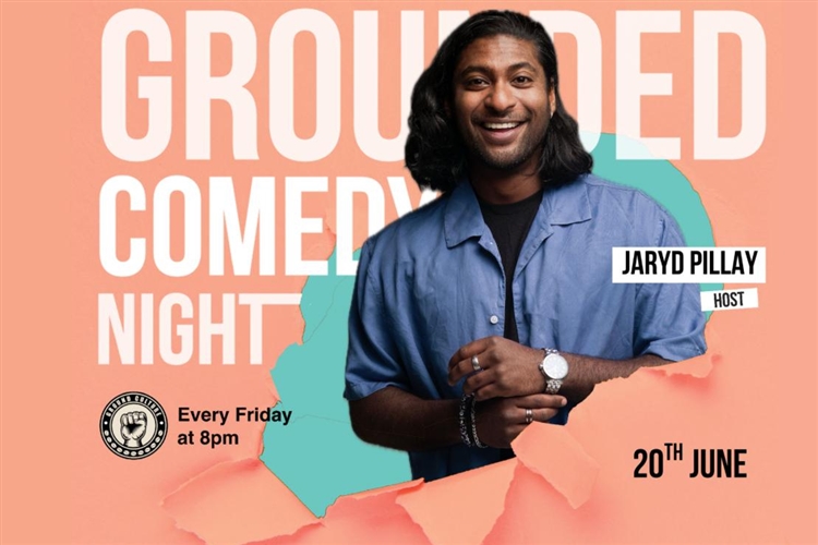 Jaryd Pillay Host Grounded Comedy